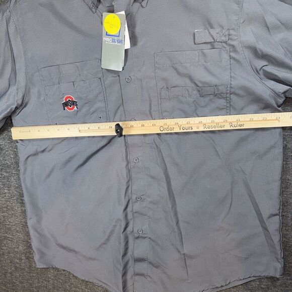 Ohio State Buckeyes Men Vented Fishing Shirt Pro Edge Knights Apparel Sz L NEW - Picture 6 of 11